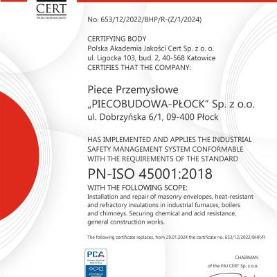 Piecobudowa Pock Hsms R2022 Zm. Z Dn. 29.01.2024 Angielska